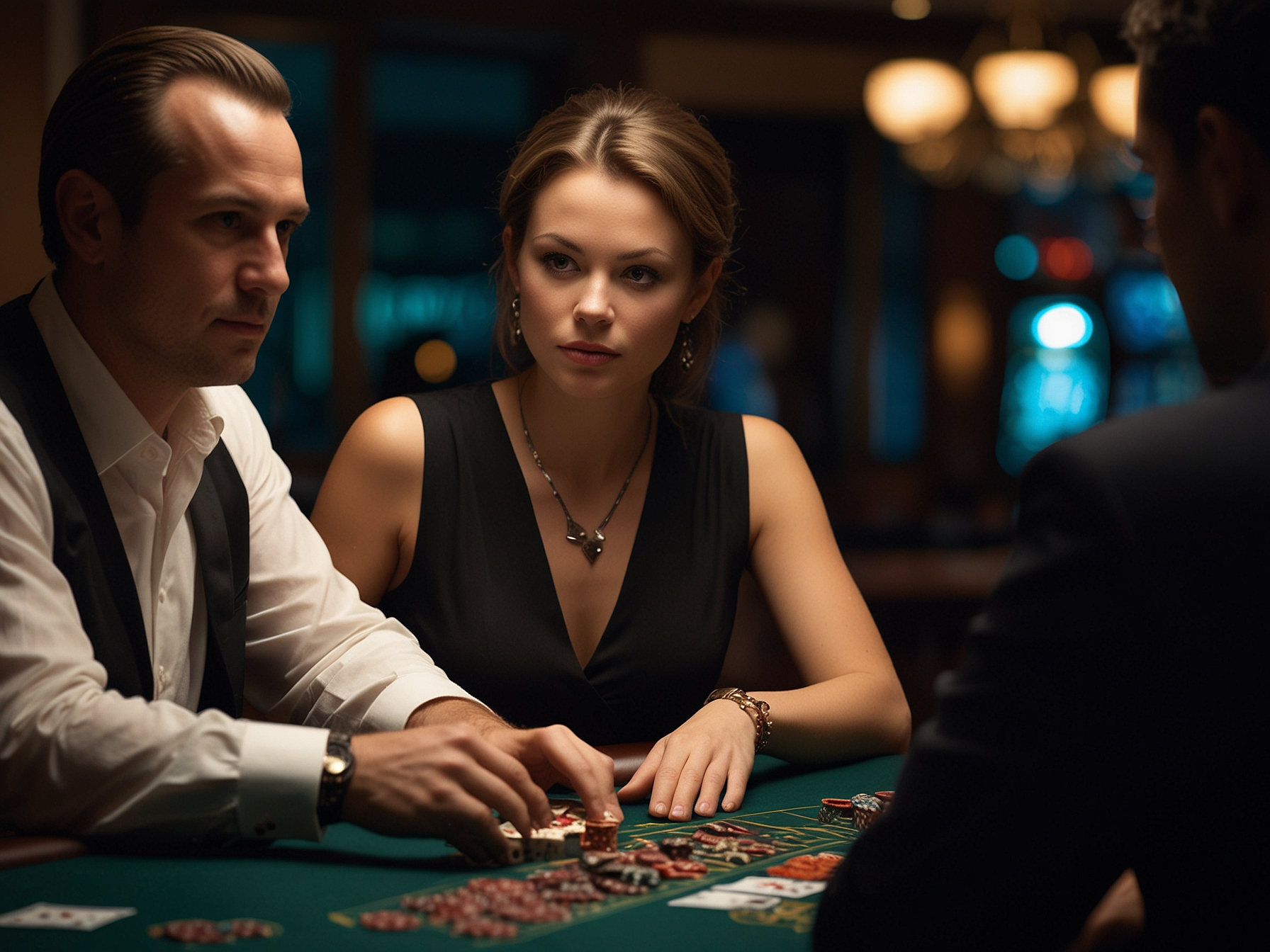 Live Dealer Tisch Szene
